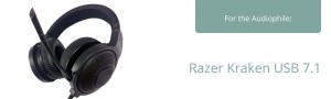 Choose the right headphone with the Razer Kraken USB 7.1